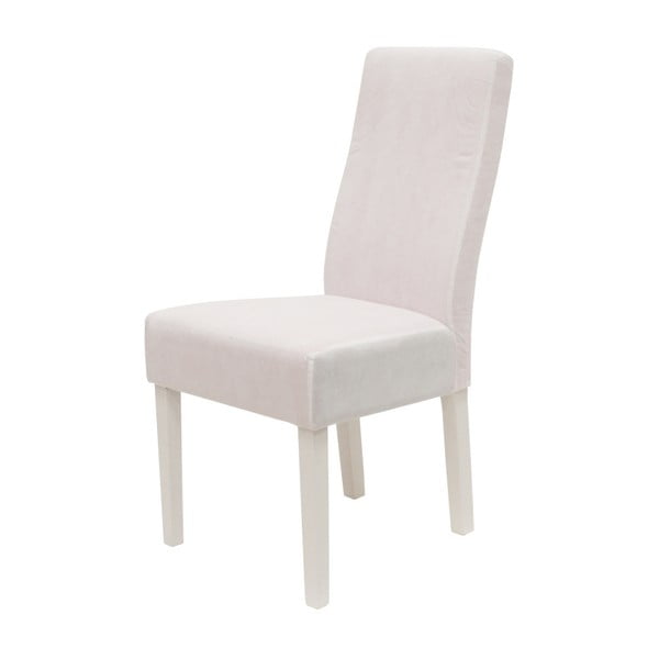 Бял трапезен стол с бели крака Titus - Canett