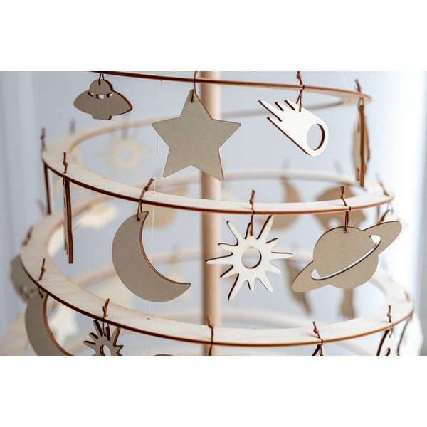 Комплект от 8 дървени коледни декорации Medium - Spira-image-3