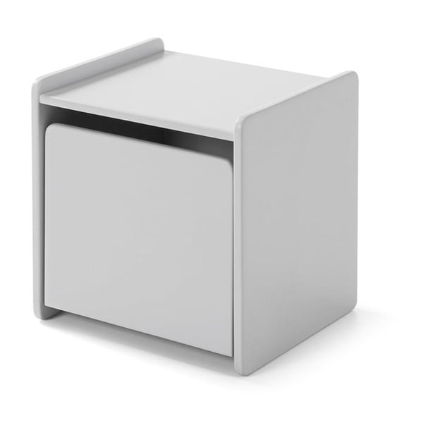 Сиво нощно шкафче Kiddy - Vipack