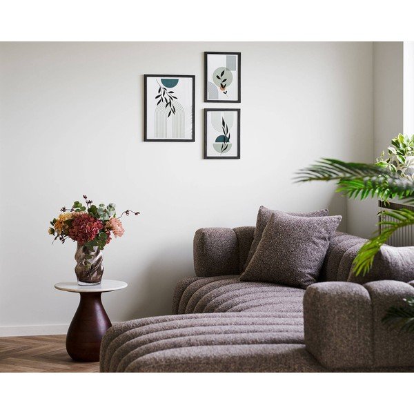 Черна рамка 3 бр. висяща 30x40 cm Aspen – House Nordic-image-1