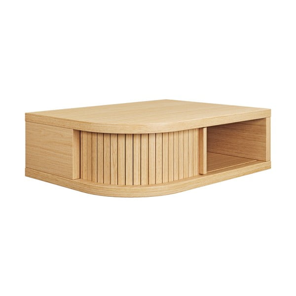 Нощно шкафче от декор от дъб в естествен цвят Farsta – Woodman-image-2