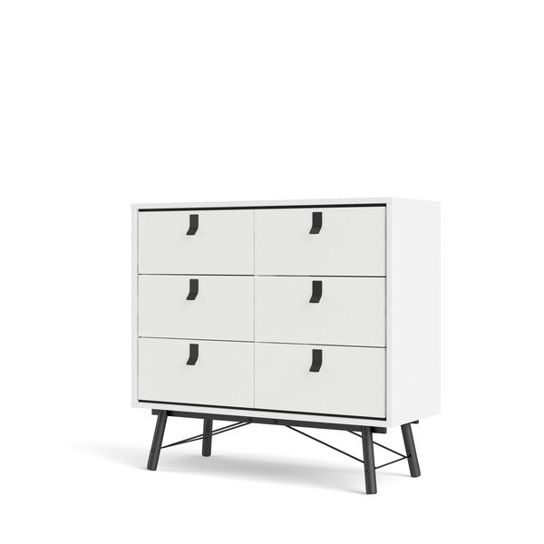 Бял скрин , 102 x 95 cm Ry - Tvilum-image-3