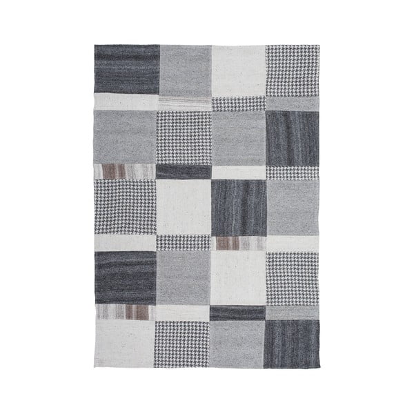 Vlněný koberec Omnia 120x170 cm, šedý