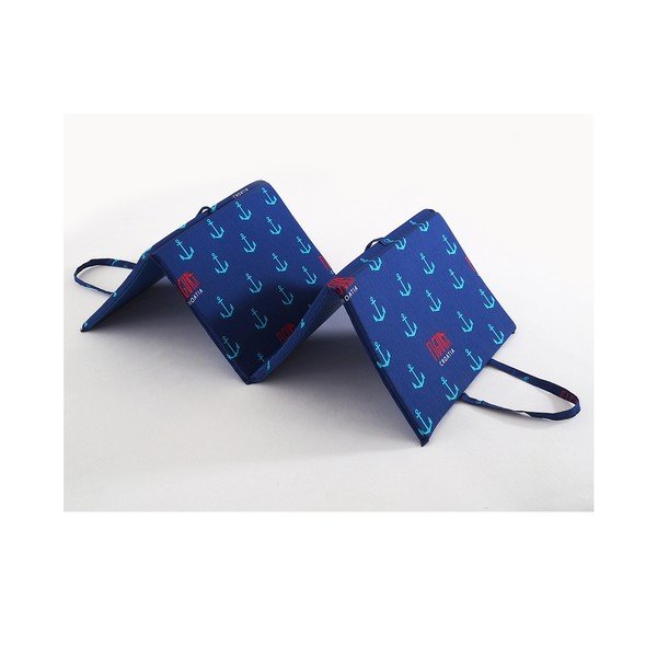 Синя възглавница за градински шезлонг 49x137 cm   Anchors – B.E.S.-image-1