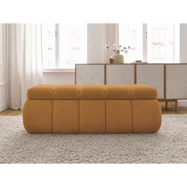 Пейка от букле в цвят жълта охра – Bobochic Paris-image-1