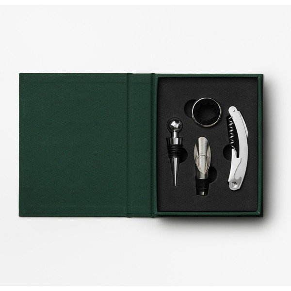 Комплект аксесоари за вино от неръждаема стомана The Essentials Wine Tools – Printworks