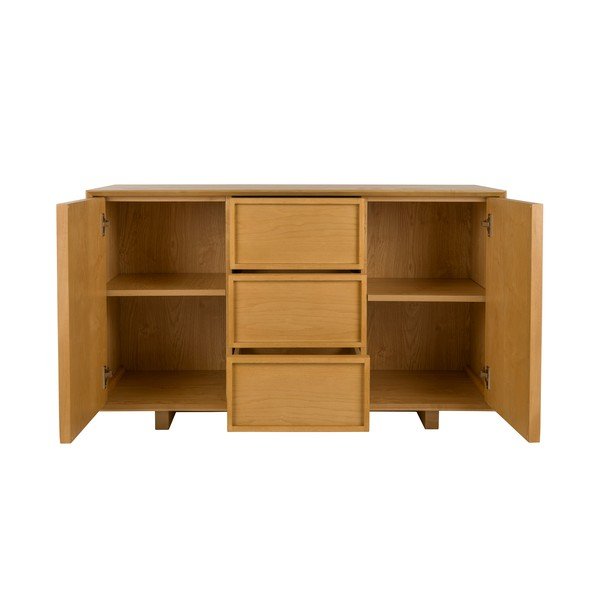 Скрин от масивен ясен в естествен цвят 120x70x45 cm Raster – Zuiver-image-4