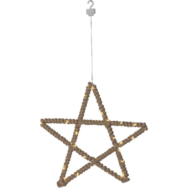 Кафява LED светлинна декорация Star Trading Jutta, височина 30 cm - Best Season