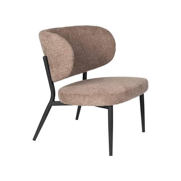 Светлокафяво кресло Sanne – White Label