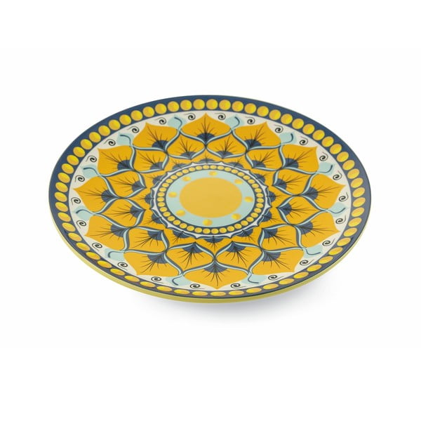 Жълта доломитова чиния за сервиране Villa d'Este Sicilia - Villa d'Este