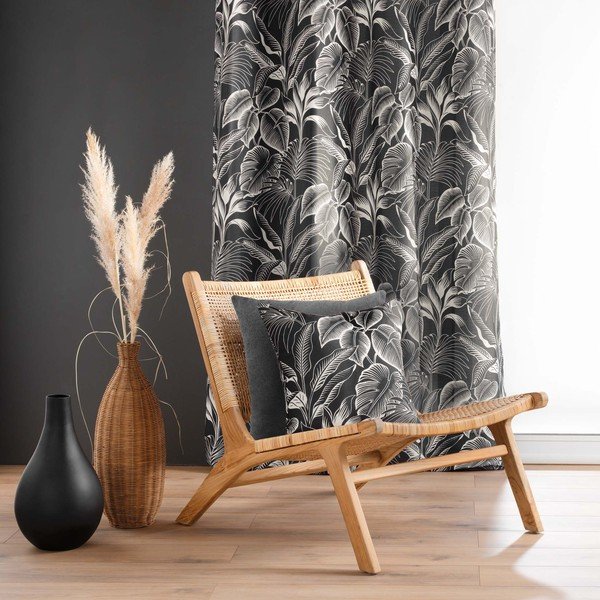 Черно-бяла завеса 140x260 cm Cabana – douceur d'intérieur-image-3