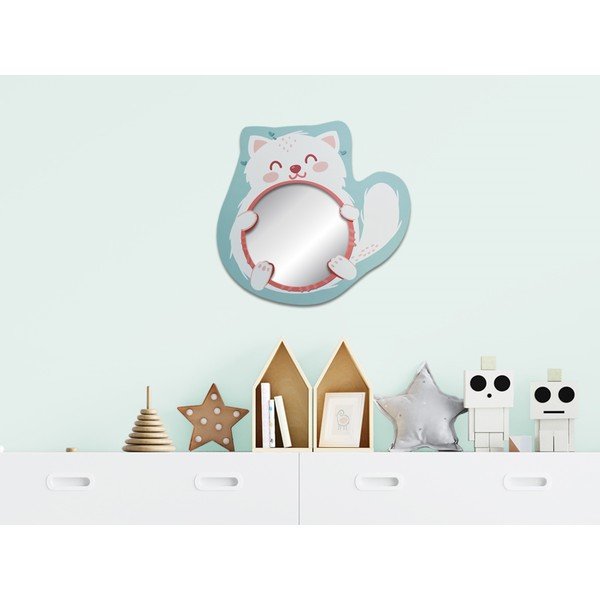 Стенно огледало ø 20 cm Kitty - Mioli Decor-image-1