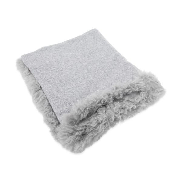 Одеяло от вълна и кожа 140x180 cm - Native Natural-image-3