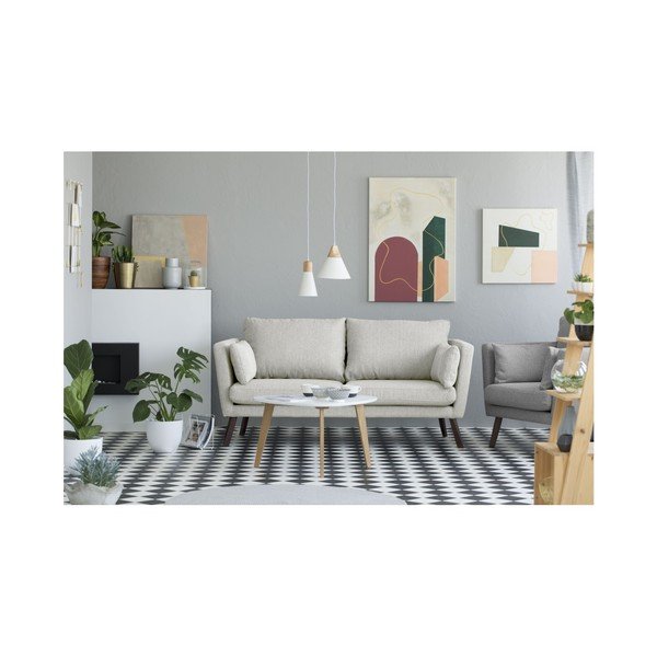 Světle béžová 3místná pohovka Mazzini Sofas Elena-image-3
