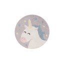 Памучен ръчно изработен детски килим подходящ за пране ø100 cm Believe in Yourself – Lorena Canals