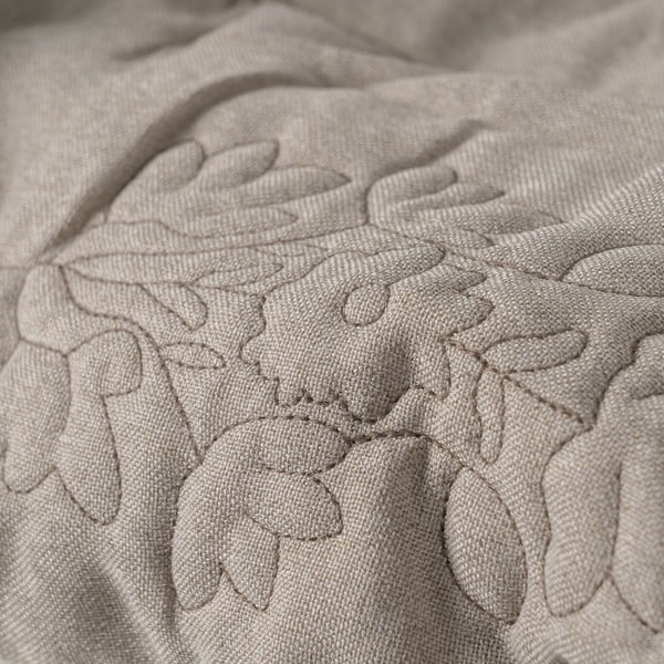 Кафяво-сиво капитонирано покривало за легло 240x260 cm – Ixia-image-2