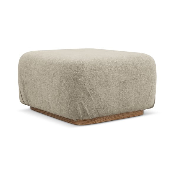 Бежова модулна табуретка от букле Ailani – Makamii-image-2