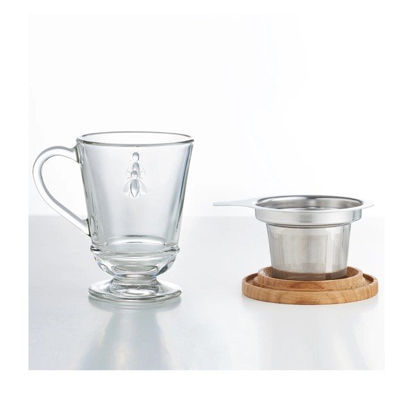 Стъклена чаша с цедка 270 ml Abeille - La Rochére-image-2