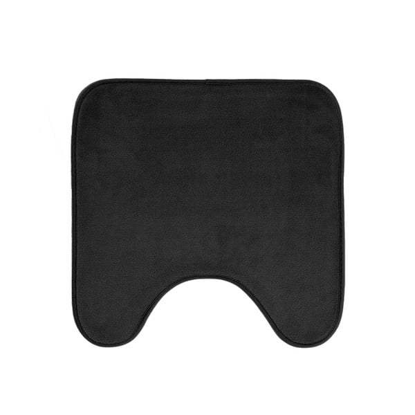 Черен килим за баня WC 45x45 cm Vitamine – douceur d'intérieur