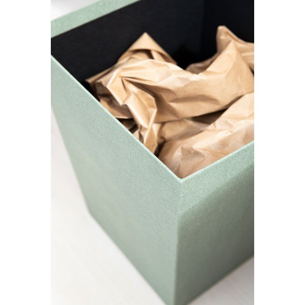 Кошче за боклук тюркоазено Sofia Canvas Paper Laminate – Bigso-image-3