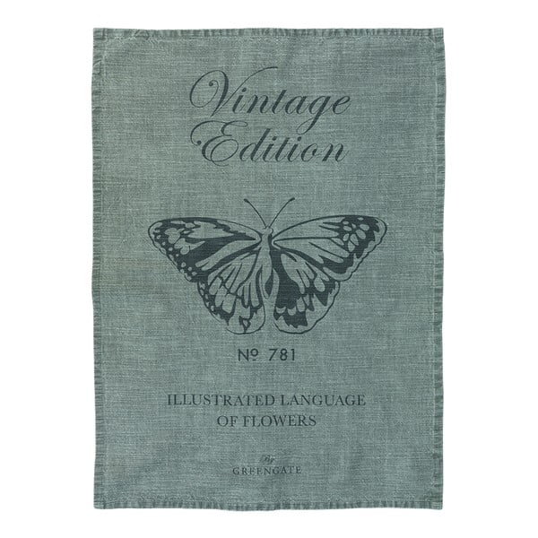 Хавлиена кърпа Butterfly Grey, 50x70 cm - Green Gate