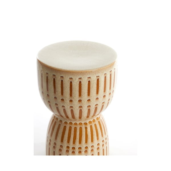 Керамична кръгла странична масичка ø 28,5 cm Finca – Light & Living-image-1