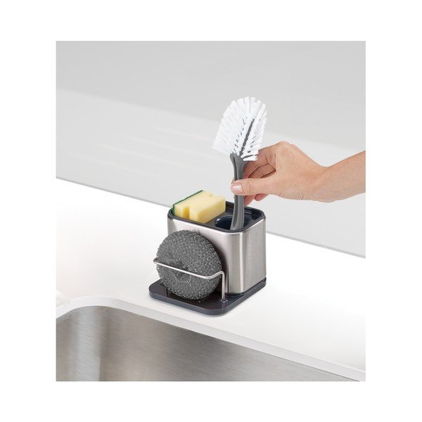 Поставка за перилни препарати Tidy от неръждаема стомана, 12 x 12,8 cm - Joseph Joseph-image-1