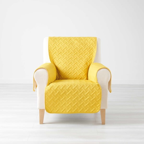 Жълто защитно покривало за кресло 165 cm Lounge – douceur d'intérieur