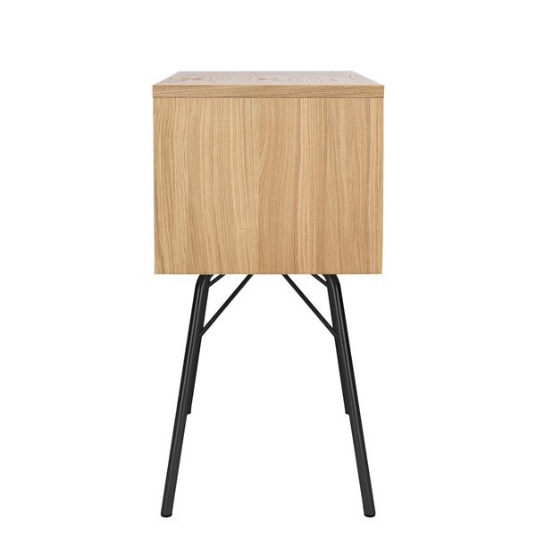 Нощно шкафче от дъб в естествен цвят Rayburn - Woodman-image-4