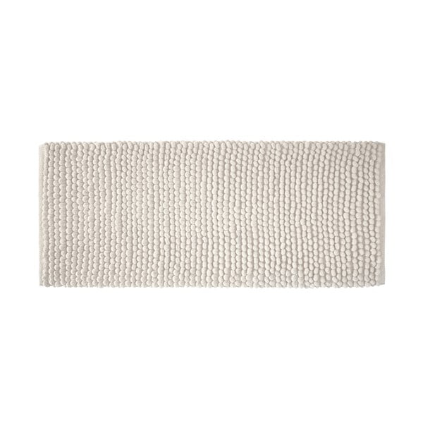Бял килим за баня 50x120 cm Aspen Bobble – Bianca