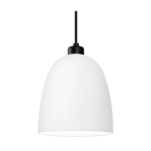 Бяла висулка с две рамена и черен кабел Matte Awa - Sotto Luce-image-1