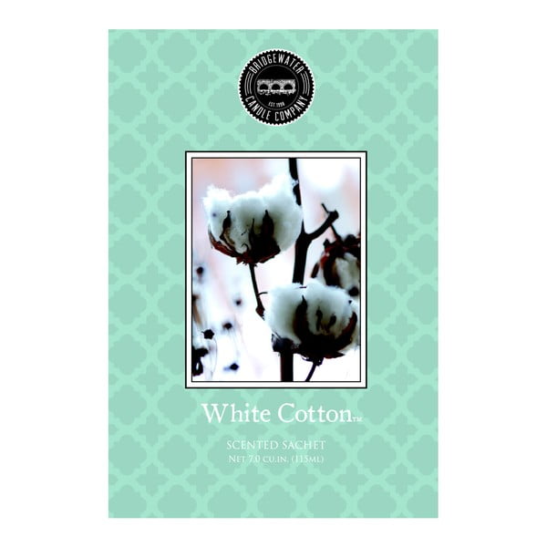 Торбичка за аромат с дървесен аромат Памук White Cotton - Creative Tops