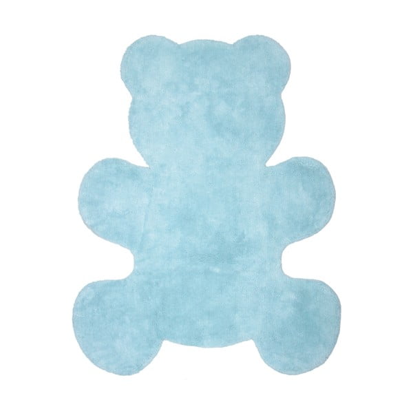 Детски син килим ръчна изработка , 80 x 100 cm Little Teddy - Nattiot