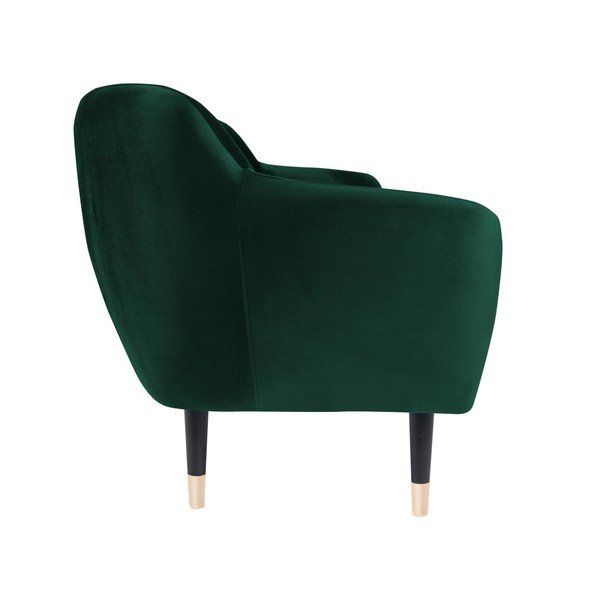 Зелен диван с черни крачетаi Mazzini Sofas Benito, 158 cm-image-3