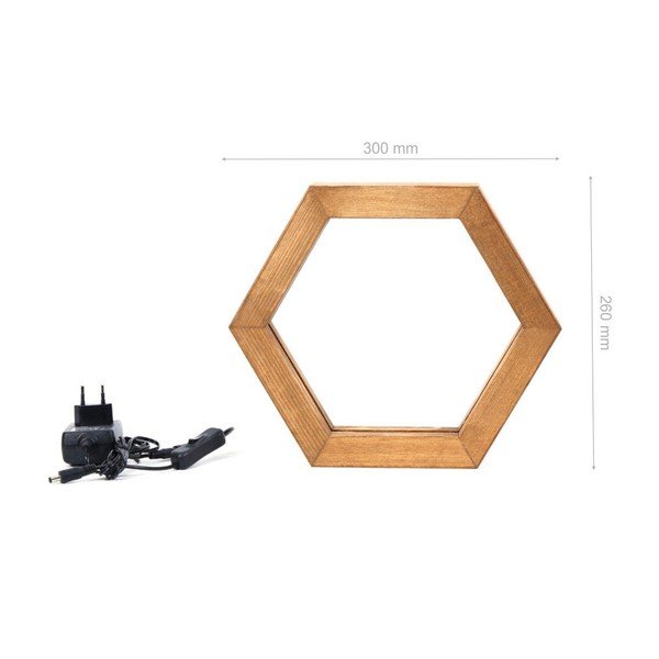 Дървена настолна лампа Honeybee - Lustro-image-2