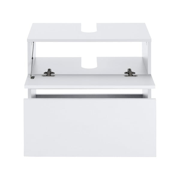 Бял шкаф за умивалник , 60 x 55 cm Wisla - Støraa-image-3