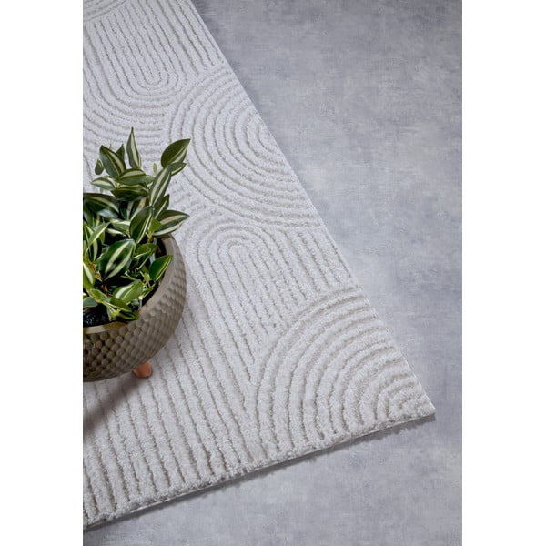 Кремава пътека 80x240 cm Chappe Cream White – Elle Decoration-image-2