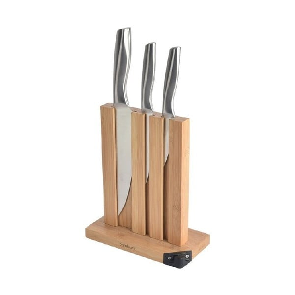 Комплект от 3 ножа за макарони и блок - Bambum