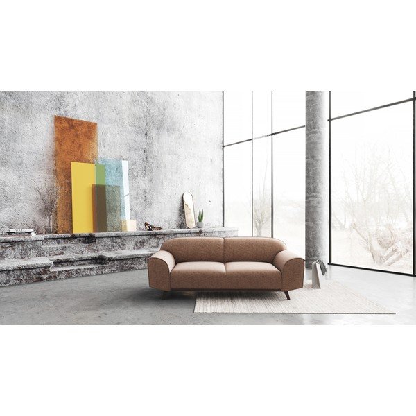 Кафяв кожен диван 193 cm Nesbo - MESONICA-image-4