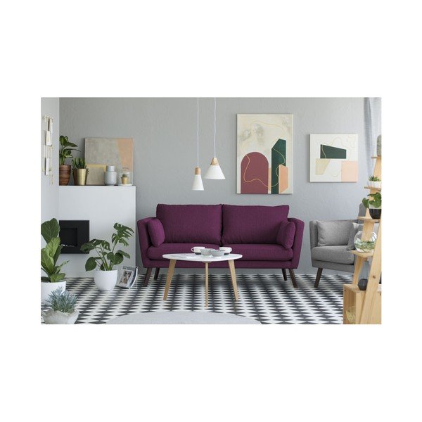 Fialová 3místná pohovka Mazzini Sofas Elena-image-3