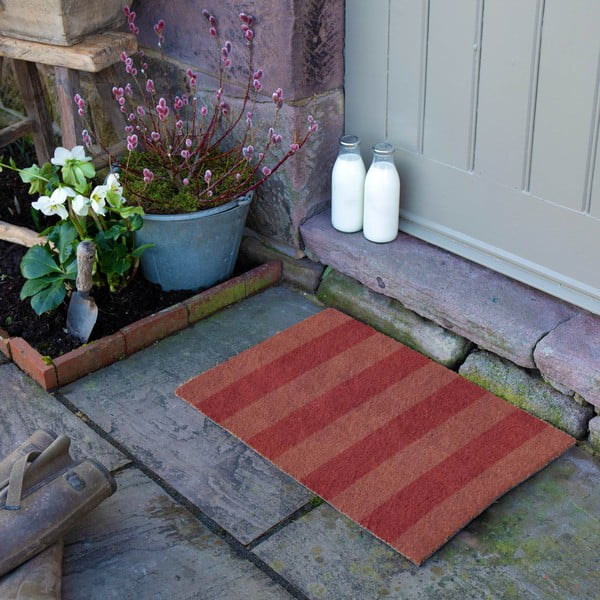 Изтривалка от кокосови влакна 40x60 cm Pink Stripe – Artsy Doormats-image-3