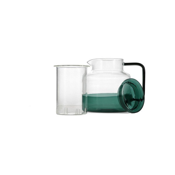 Зелен стъклен чайник 950 ml Liv – ONA-image-3