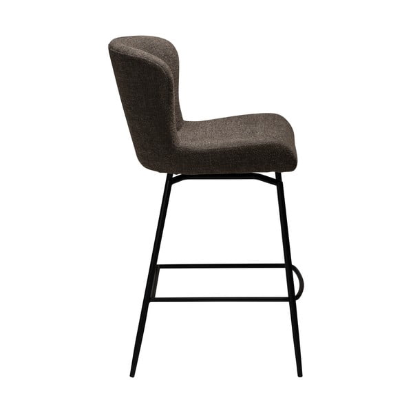 Кафяв тапициран бар стол (височина на седалката 67,5 cm) Glam – DAN-FORM Denmark-image-1