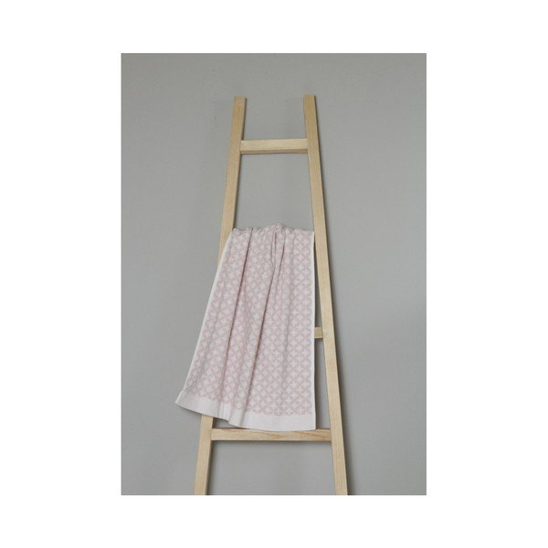 Светлорозова памучна спа кърпа, 50 x 70 cm - My Home Plus