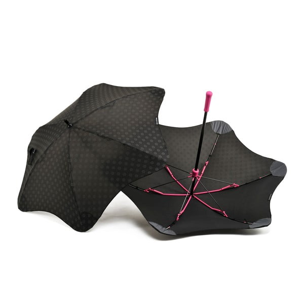 Vysoce odolný deštník Blunt Mini+ s reflexním potahem, růžový