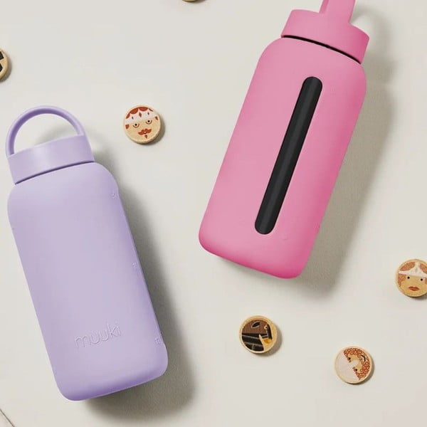 Розова бутилка за пътуване  720 ml Flamingo Pink – Muuki-image-3