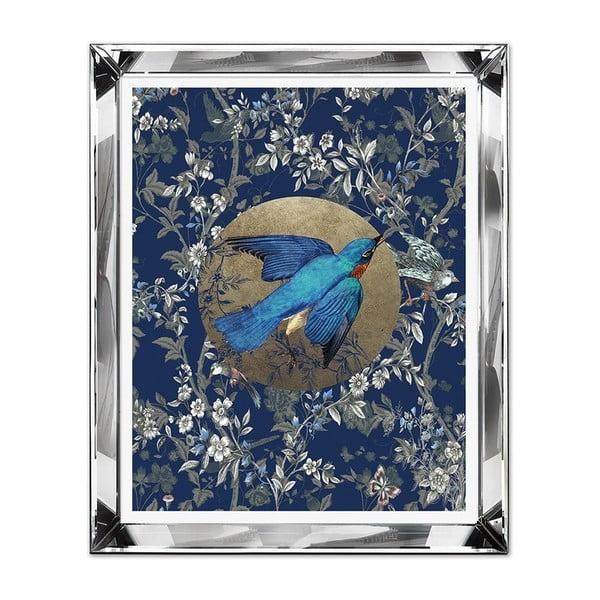 Картина за стена "Синята птица", 51 x 61 cm - JohnsonStyle