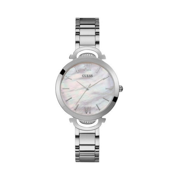 Дамски часовник в сребристо с каишка от неръждаема стомана W1090L1 - Guess