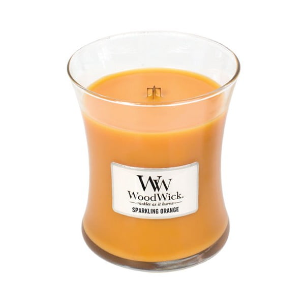 Svíčka s vůní pomeranče WoodWick, doba hoření 60 hodin