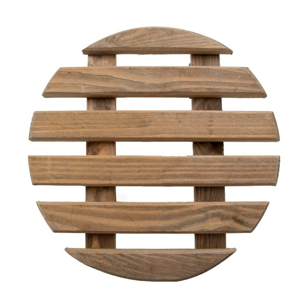 Дървена подвижна стойка за саксии ø 29 cm (височина 8 cm) Indoor – Esschert Design-image-3